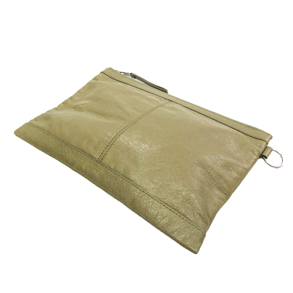 Balenciaga Green Clutch Classic Bag Light
